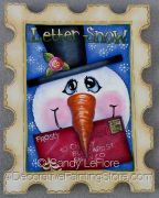 Letter Snow ePattern - Sandy LeFlore - PDF DOWNLOAD